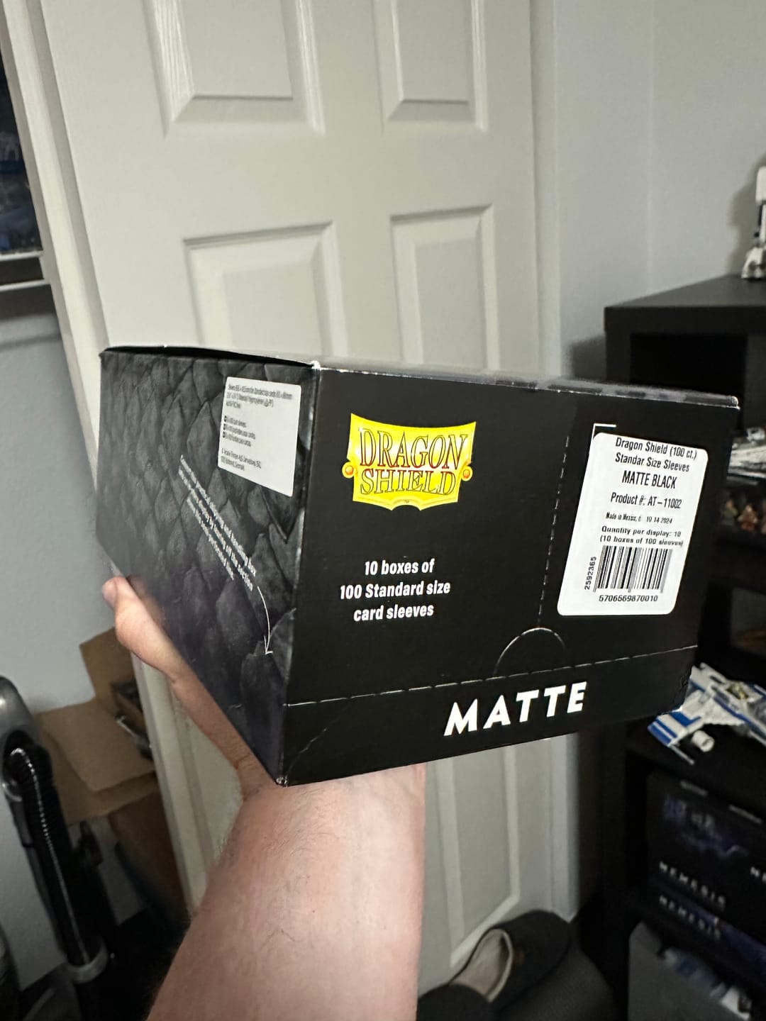 Customer photo review of Dragon Shield Display Case – Premium Card Storage & Protection