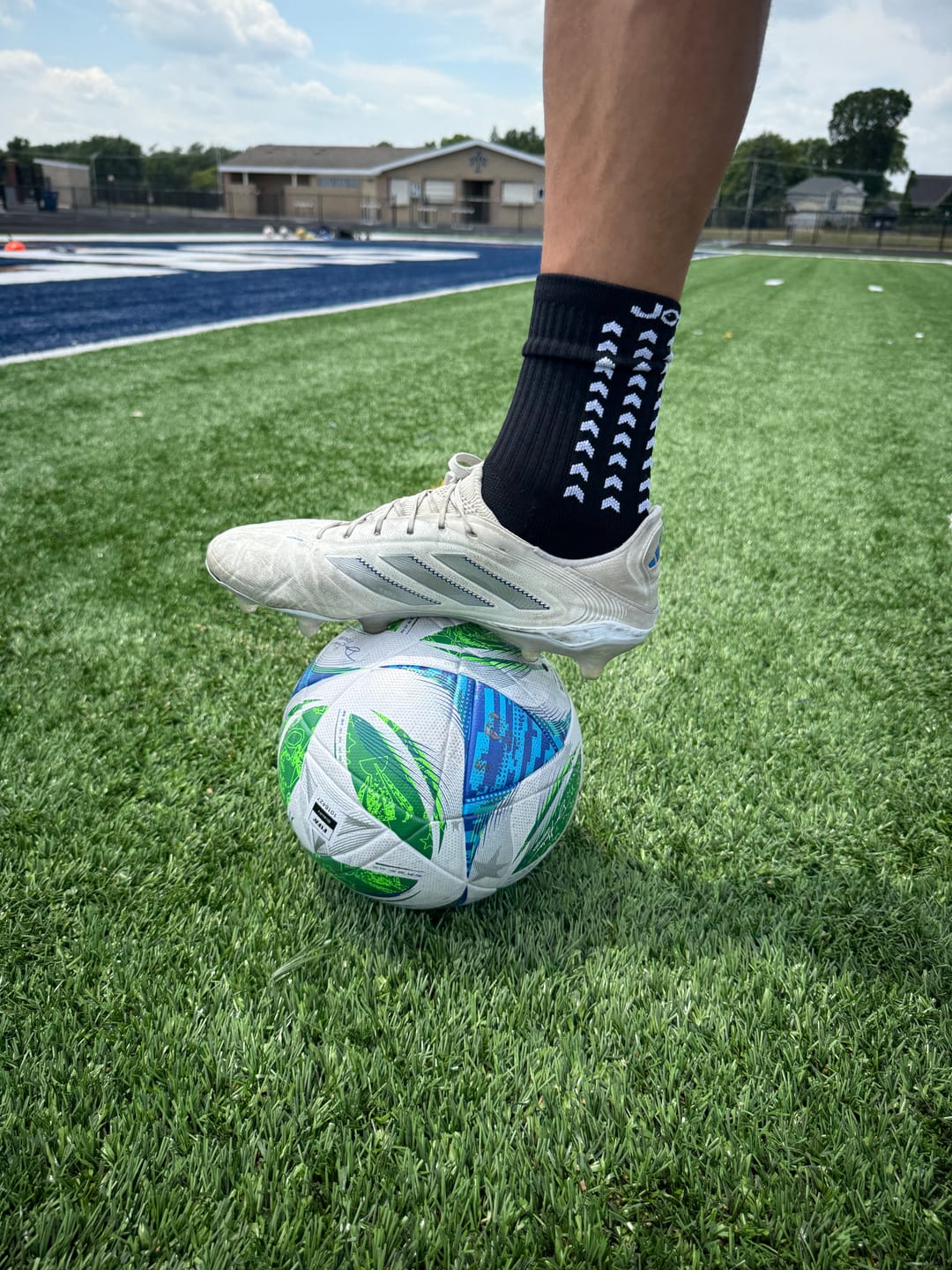 Customer photo review of Performance Grip Socks 2.0 - Black