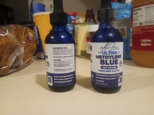 Customer photo review of Ultra Methylene Blue