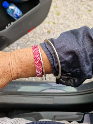 Customer photo review of Keffiyeh Bracelet