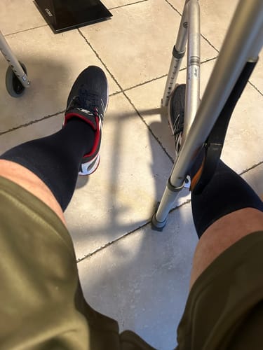 Customer photo review of Performance Eucalyptus Compression Socks