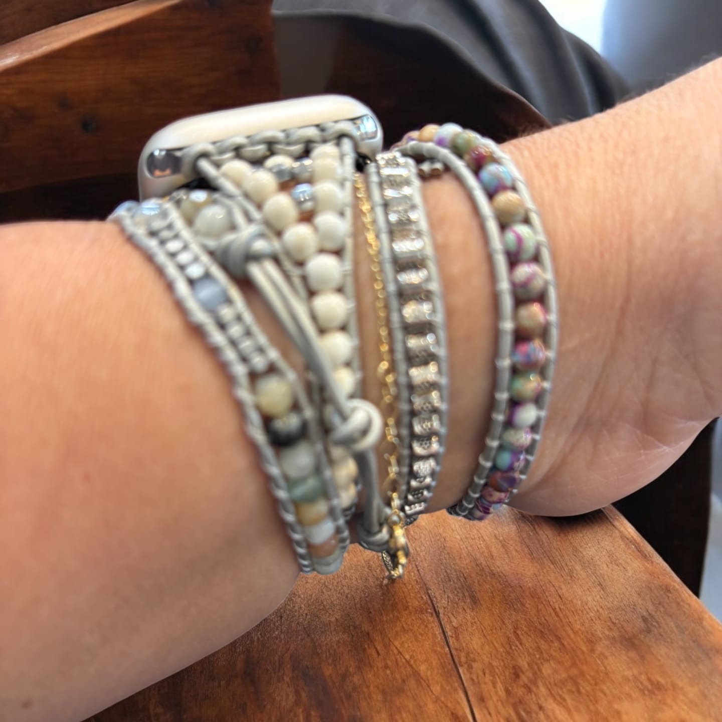 Customer photo review of Healing Turquoise Protection Apple Watch Strap