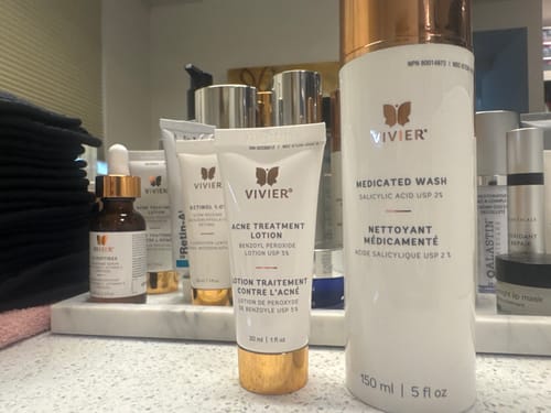 Customer photo review of Vivier Acne Treatment System