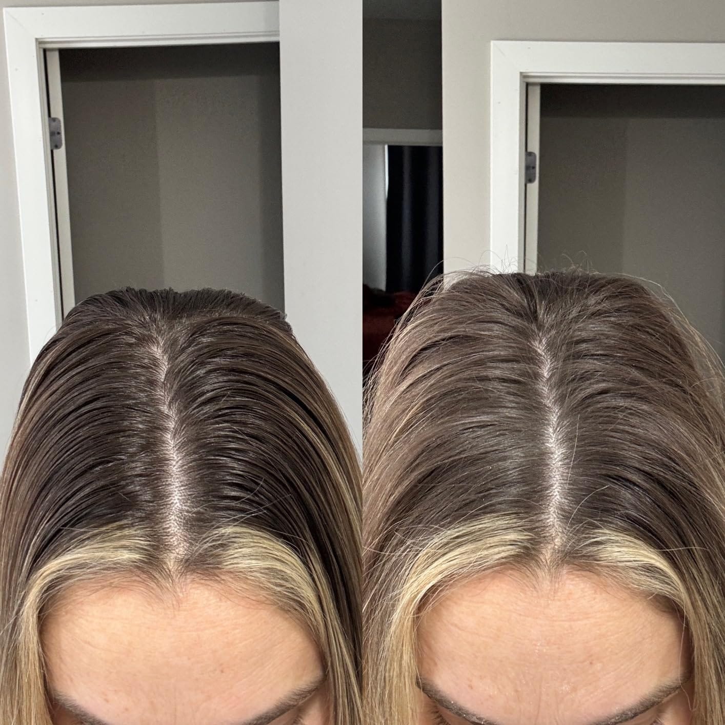 Customer photo review of Dry Shampoo Powder (Non-Aerosol Spray) | Natural & Organic | Made in USA
