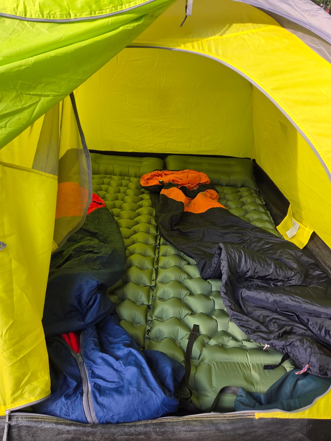 Customer photo review of Ultraleichte Isomatte – für Winterabenteuer mit Komfort für kalte Nächte