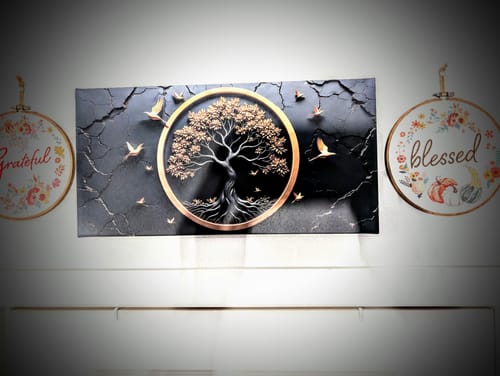 Customer photo review of 3D Celtic Tree of Life Wall Art IV