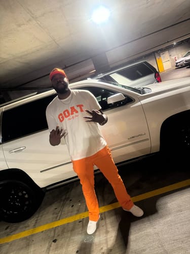 Customer photo review of Finesse Tee (Brown Logo)