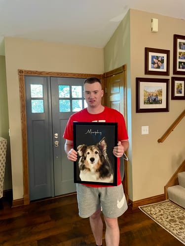 Customer photo review of Pet Art Canvas Wrap