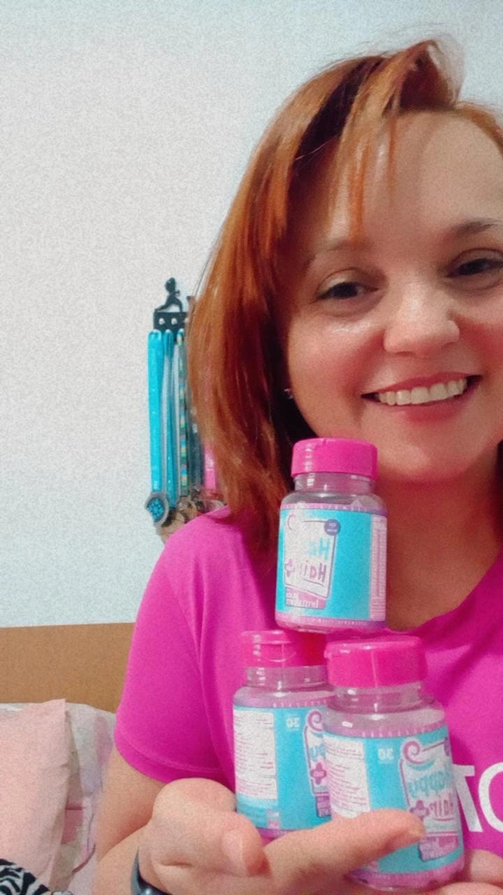 Customer photo review of Happy Hair 3 Potes Embaixadores