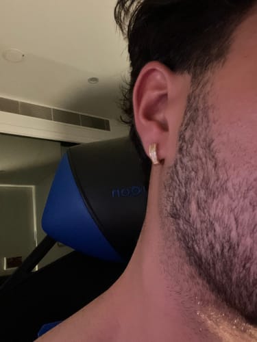 Customer photo review of Emeric Hoops (Gold)