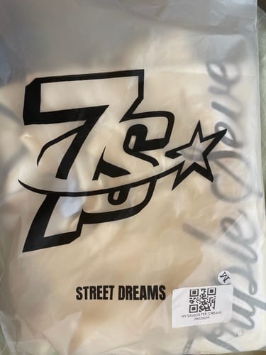 Customer photo review of Triple Sevens NY Savior Tee Cream