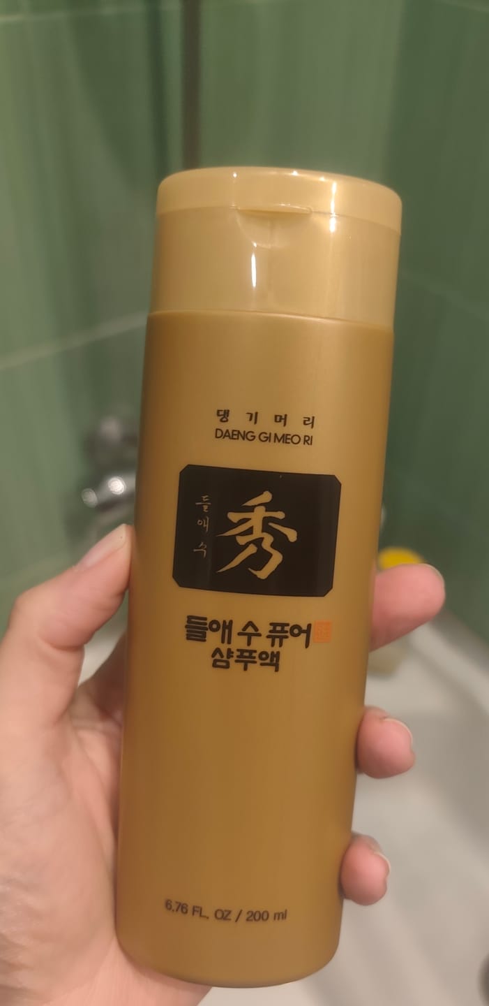 Customer photo review of Безсулфатен стимулиращ растежа шампоан против косопад Doori Златен еликсир