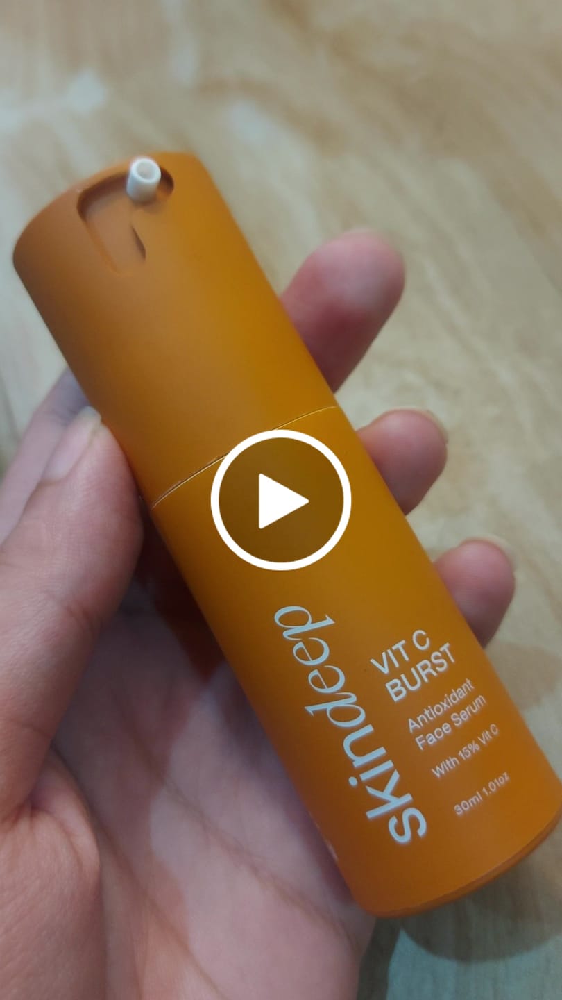 Customer video review of Vit C BURST - Antioxidant Face Serum