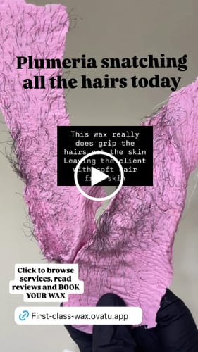 Customer video review of Plumeria Hard Wax 1kg