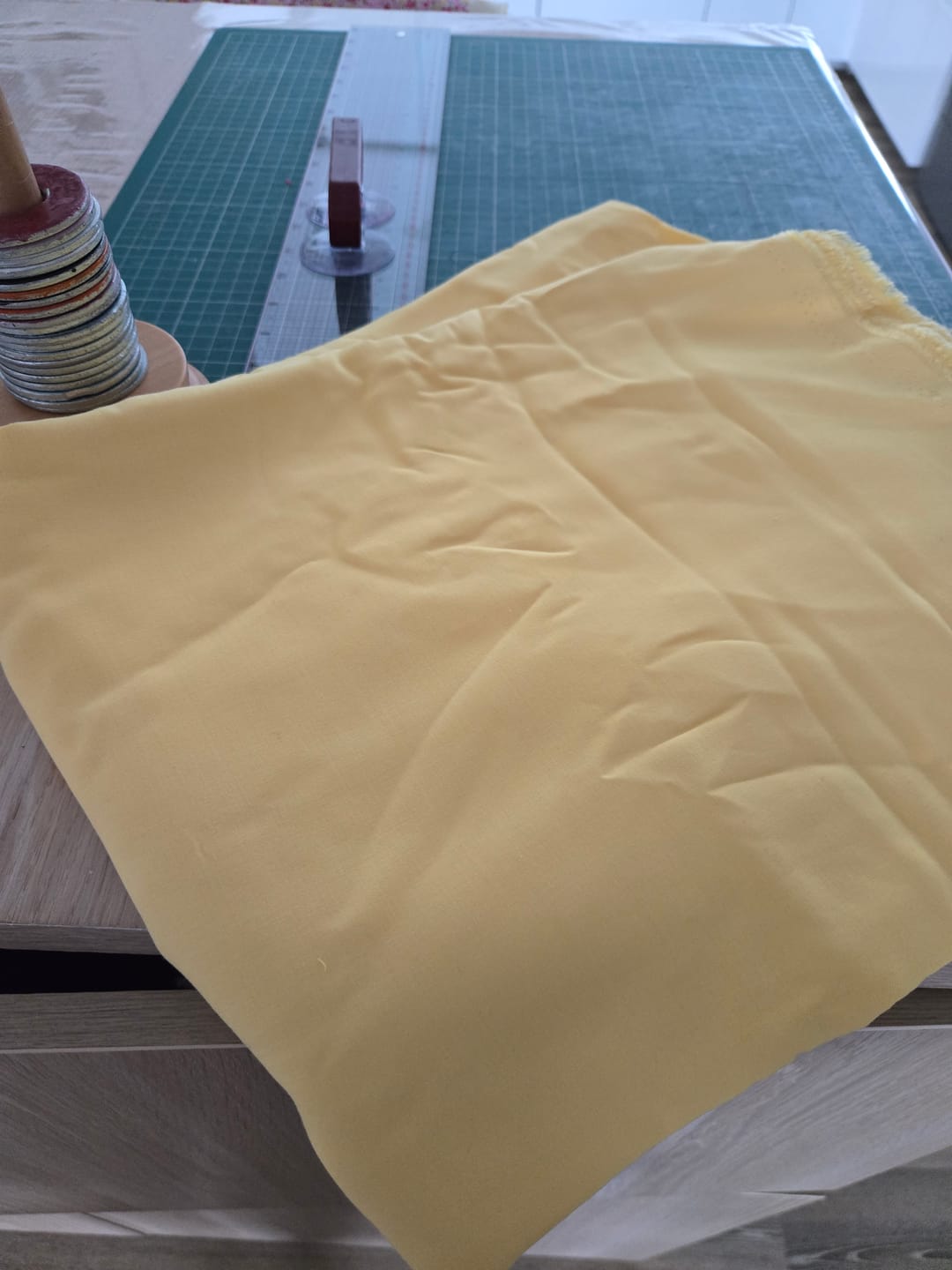 Customer photo review of Plain Viscose Poplin Fabric