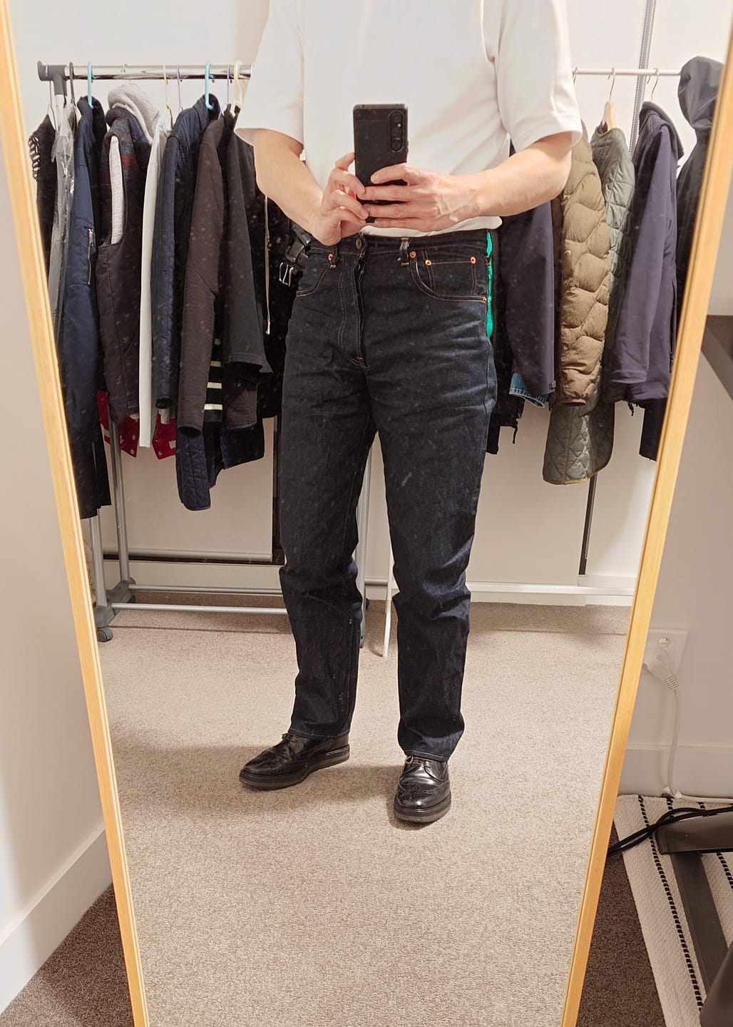 Customer photo review of Lot 602 1969 Model Selvedge Denim Jeans