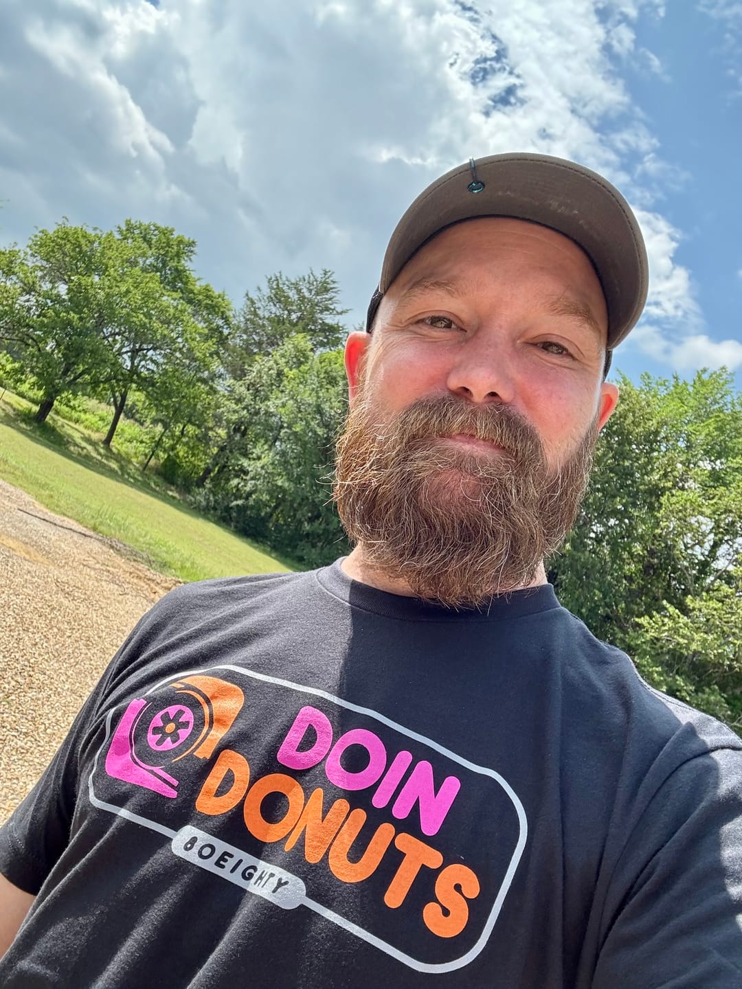 Customer photo review of 80Eighty® Doing Donuts Shirt