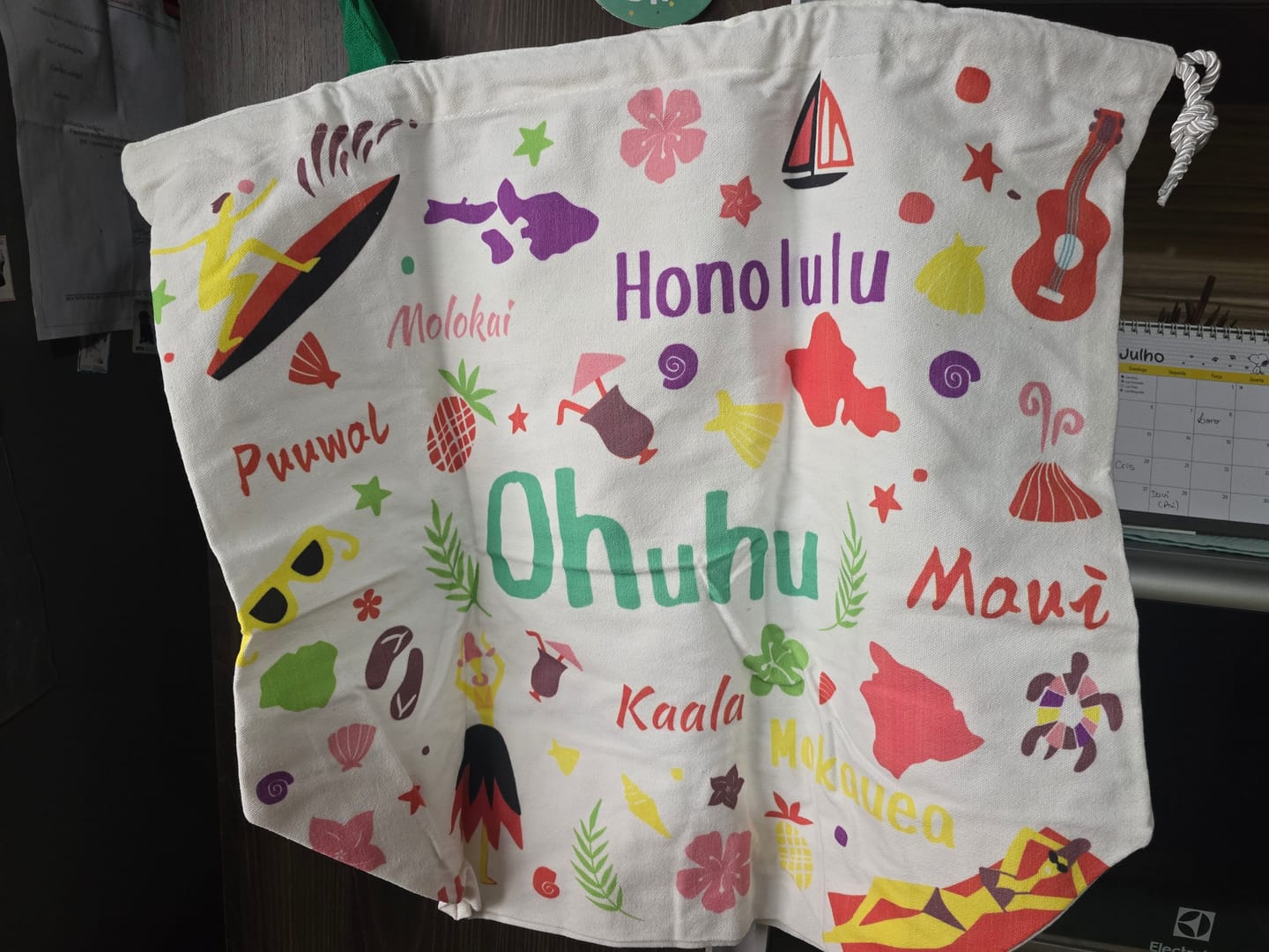 Customer photo review of Ohuhu Canvas Gift Bag for Multi-purpose, Available in Two Sizes