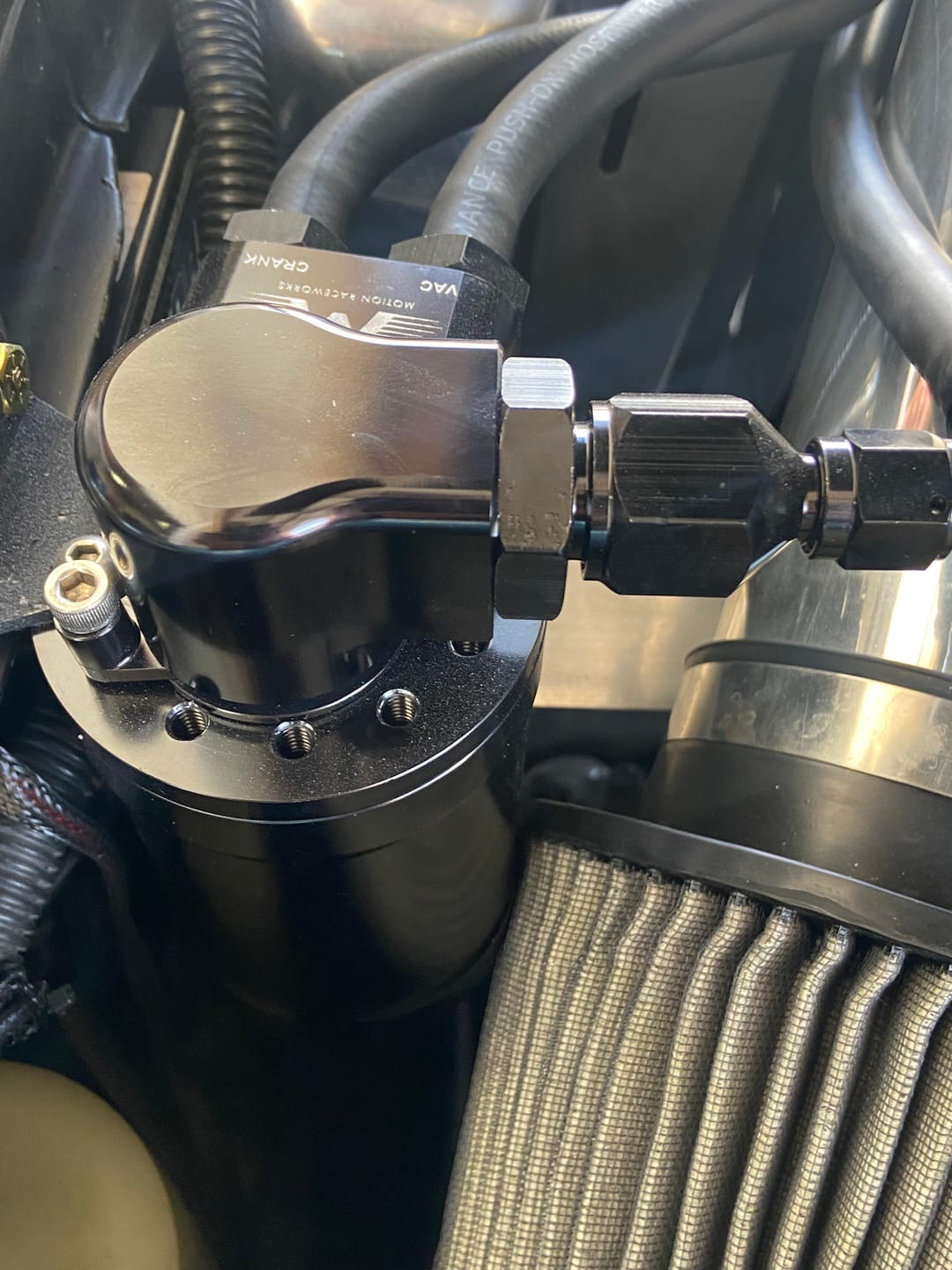 Customer photo review of Active 2 Stage Oil Separator / Oil Catch Can