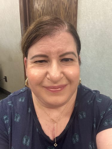 Customer photo review of Infinity Necklace