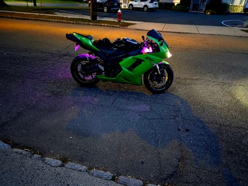 Customer photo review of Easy Install Moto LED Light Kit