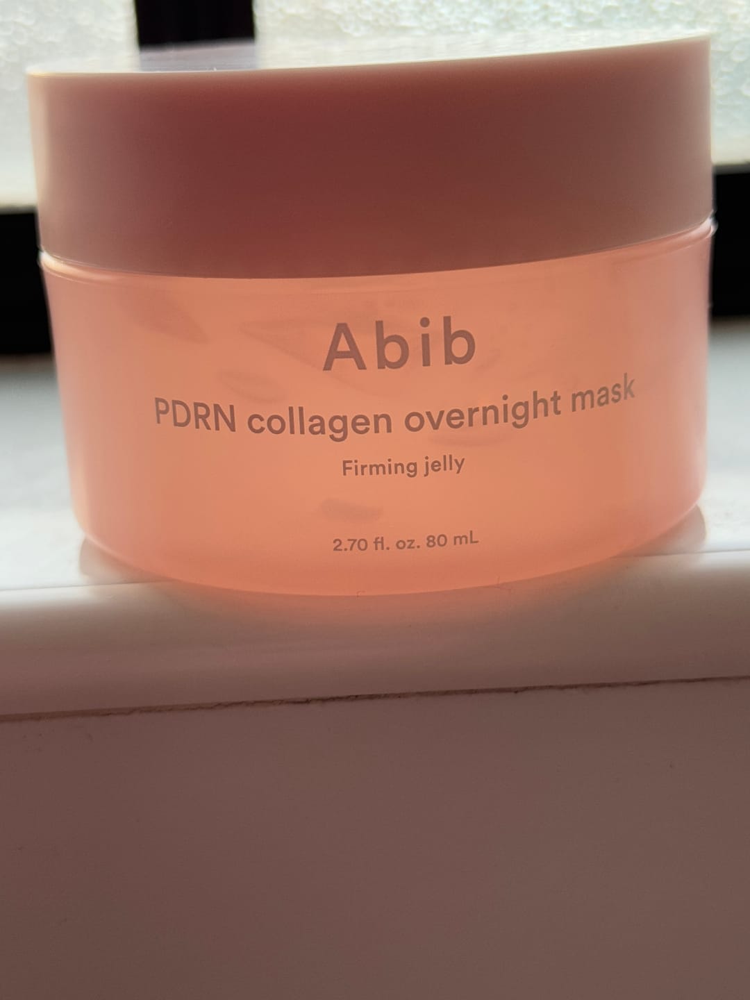 Customer photo review of PDRN collagen overnight mask Firming jelly