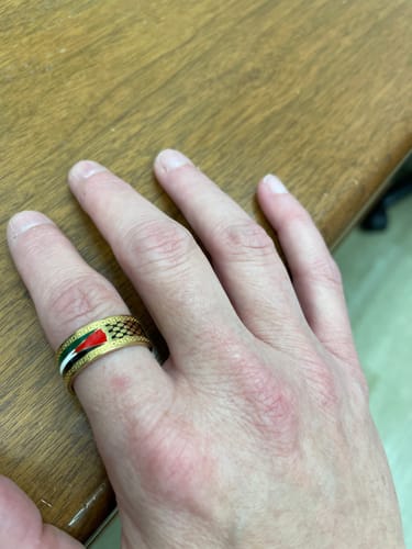 Customer photo review of Palestine Heritage Ring