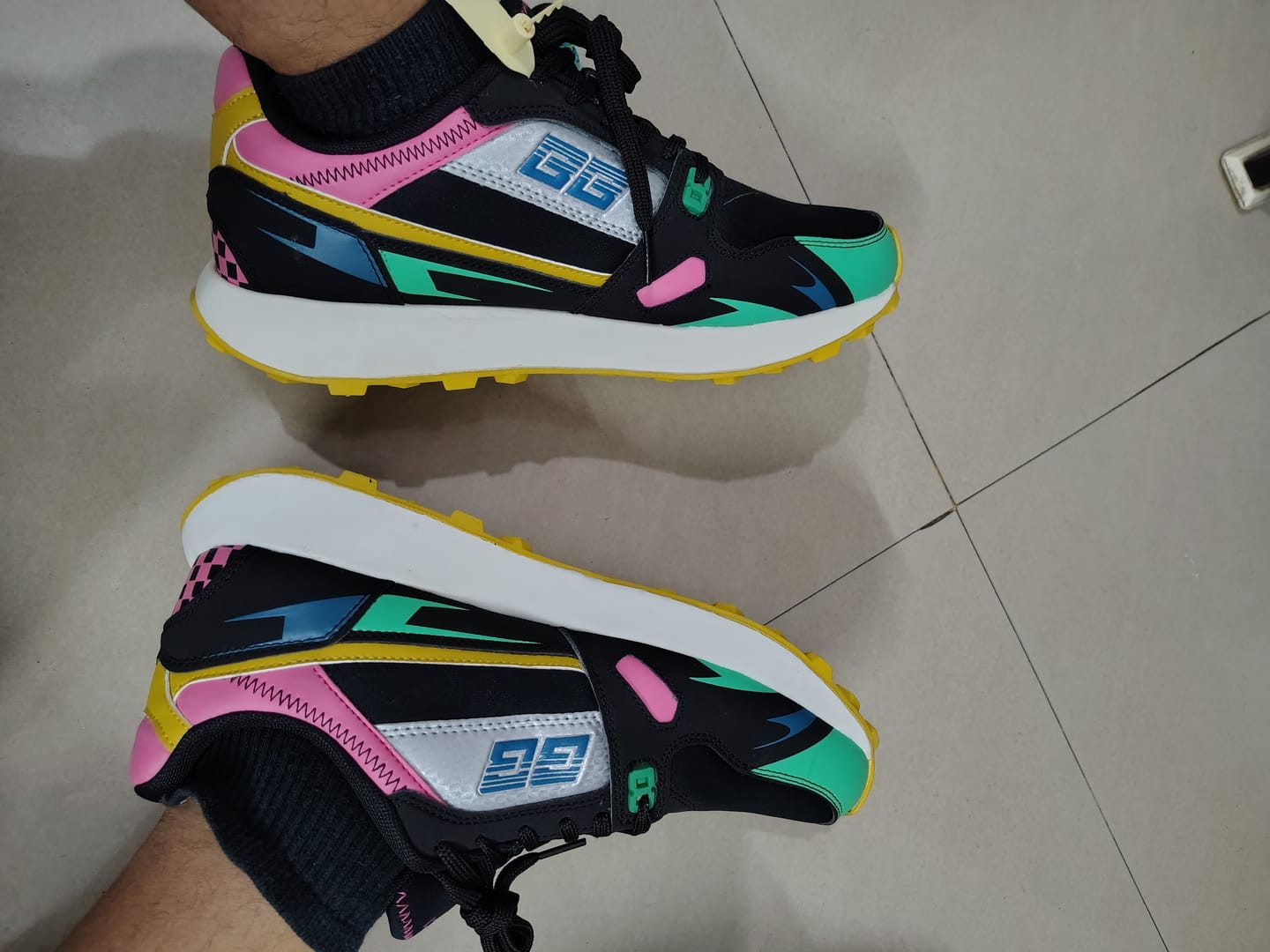 Customer photo review of Bacca Bucci TORQUE Rugged Edge Activewear Sneakers