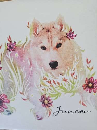 Customer photo review of Flowerpup Custom Pet Portrait (Humans too!)