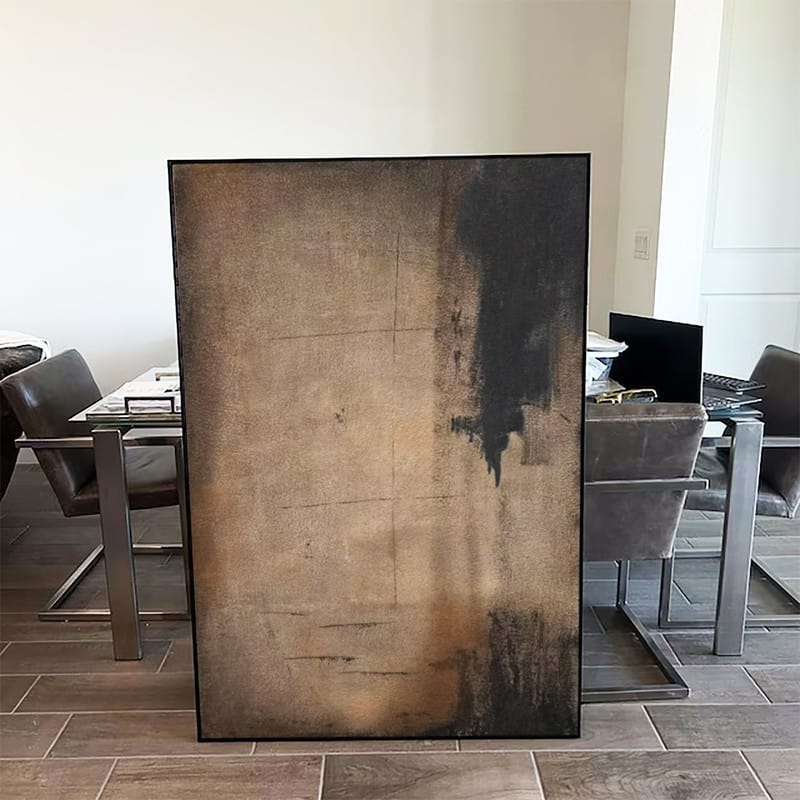 Customer photo review of Abstract Painting Canvas #AP128