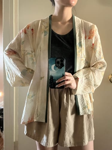 Customer photo review of Qian Qian 芊芊 Flourishing Spring Song Dynasty Various Patterned Feijixiu Tops