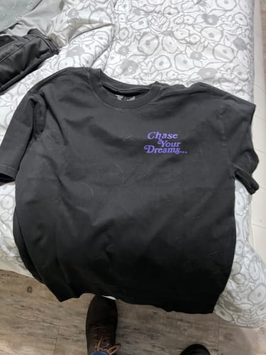 Customer photo review of ULTRAVIOLET DREAMS OVERSIZED BOX TEE