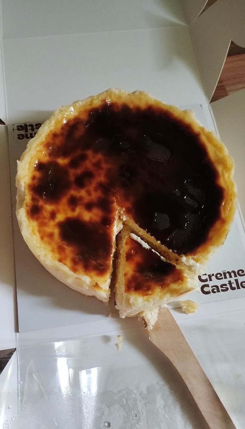 Customer photo review of Burnt Basque Cheesecake