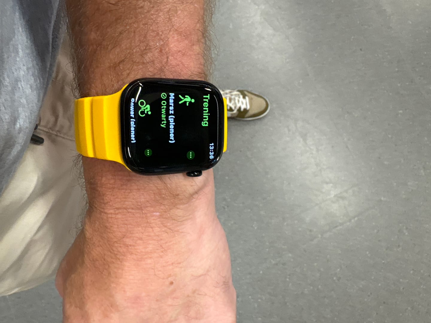 Customer photo review of Sport Soft Silicone and Titanium Buckle Strap for Apple Watch