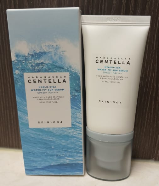 Customer photo review of Hyalu-Cica Water-Fit Sun Serum SPF50+ PA++++