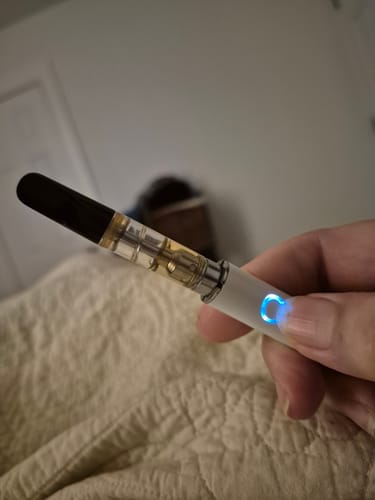 Customer photo review of 1 Gram Delta-8 THC Full Spectrum Vape Cartridge | NYC Diesel - Sativa