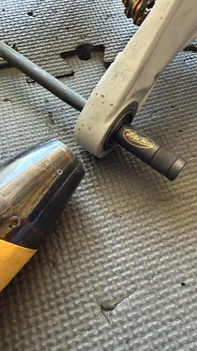 Customer photo review of Motion Pro Swingarm Bearing Removal Tool