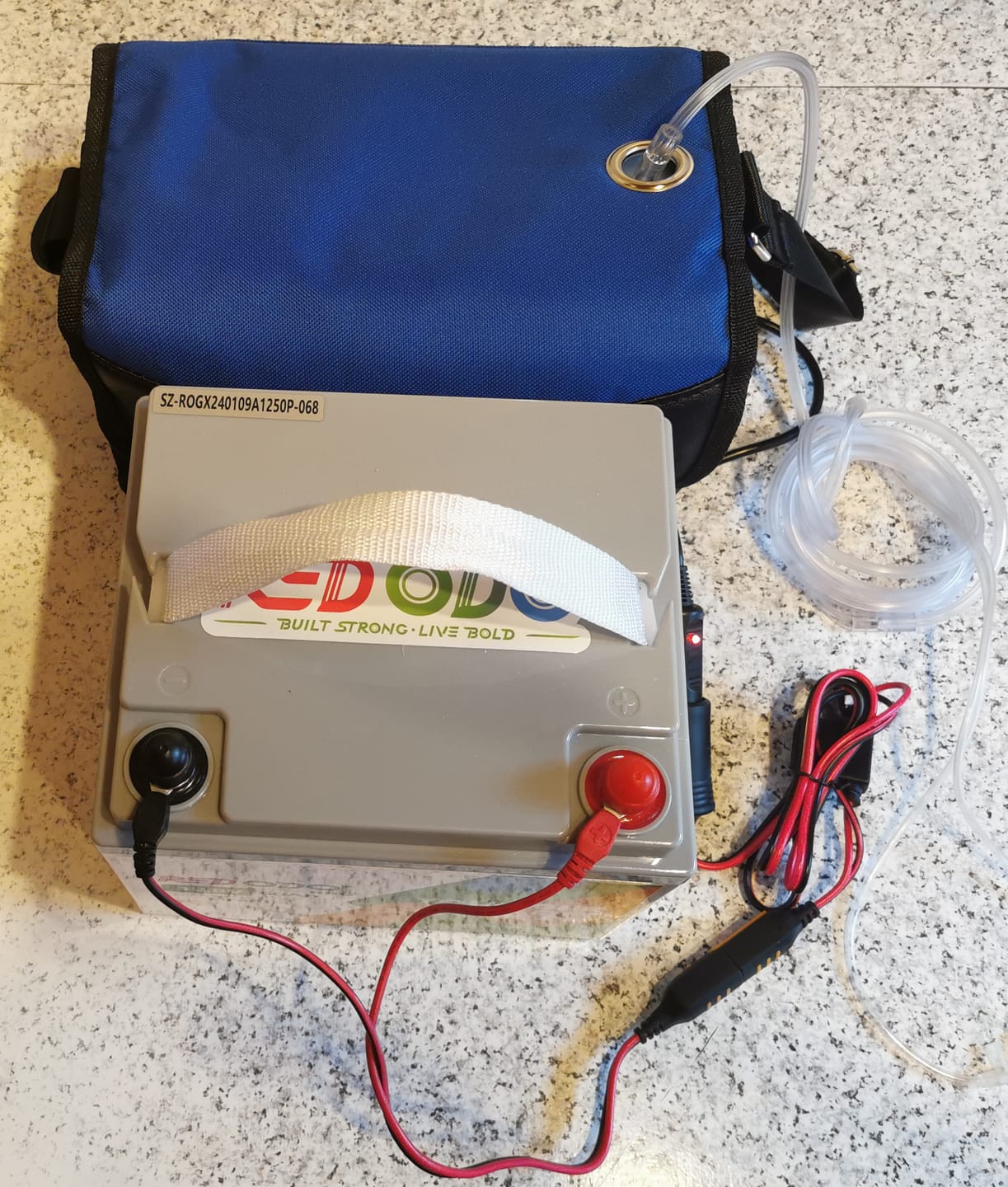 Customer photo review of VARON VL-2 Light 3L/min Kontinuierlicher tragbarer Sauerstoff-Konzentrator mit Akku, CE-geprüft