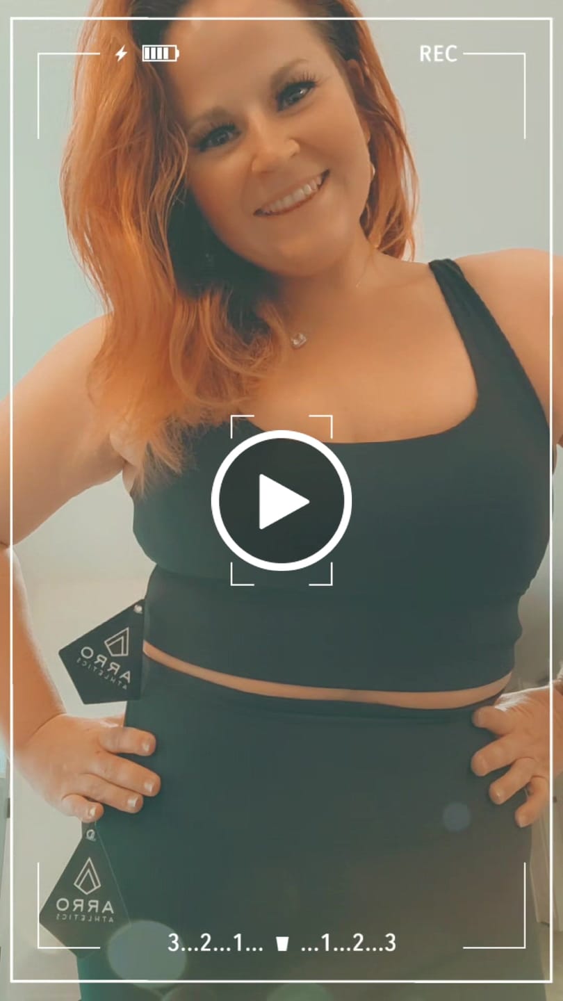 Customer video review of Ribbed Sports Bra