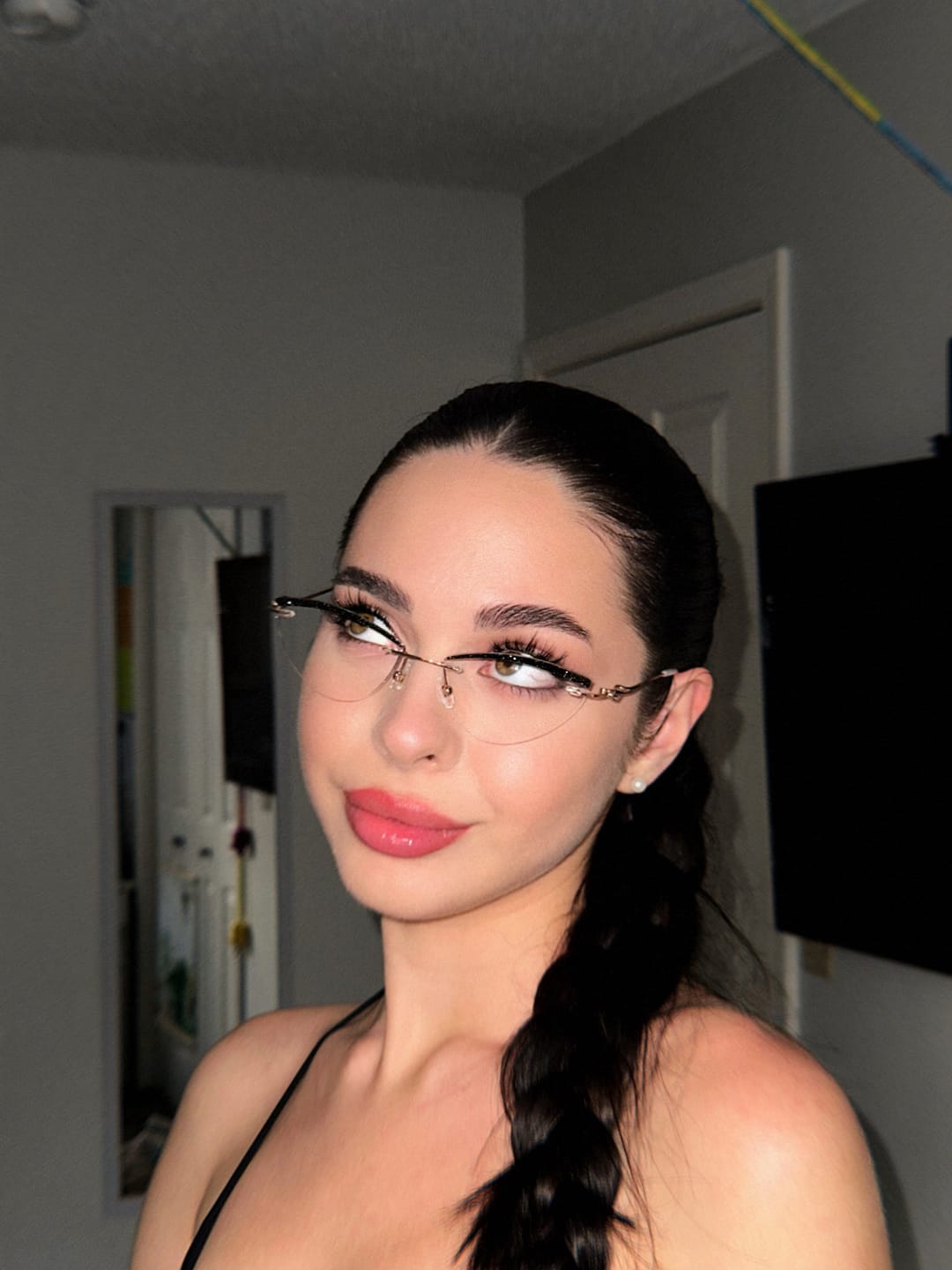 Customer photo review of Faye Eyeglasses