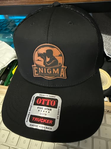 Customer photo review of [12 Pack] 112 Style Leather Patch Trucker Hats