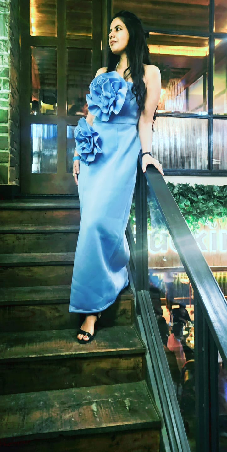 Customer photo review of Arrow Statement Dress