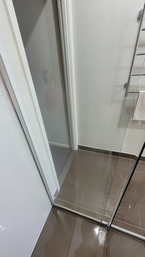 Customer photo review of GLASSGUARD® Glass Restoration Stain Remover Diamond Edition