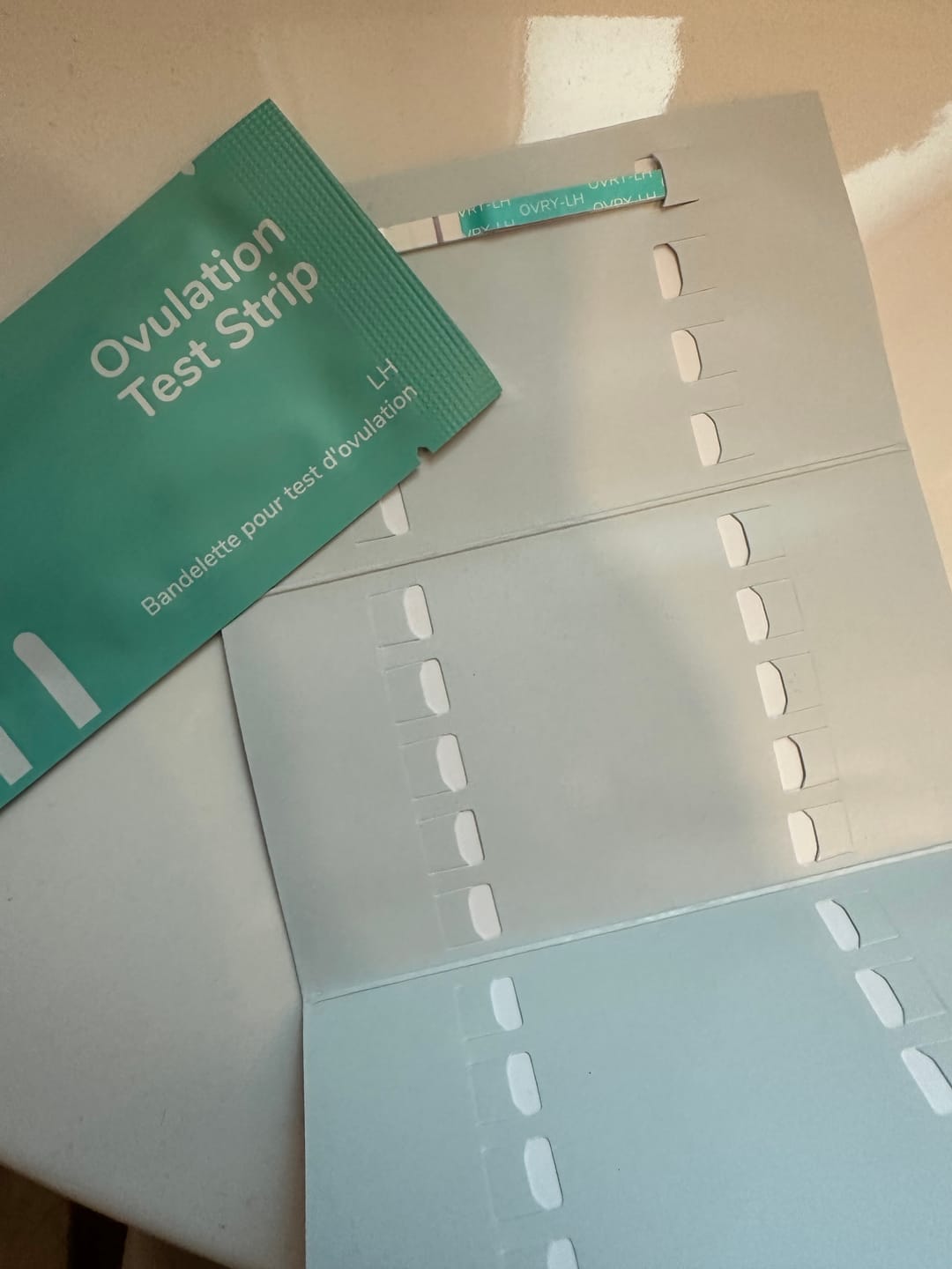 Customer photo review of Ovulation Test Strips