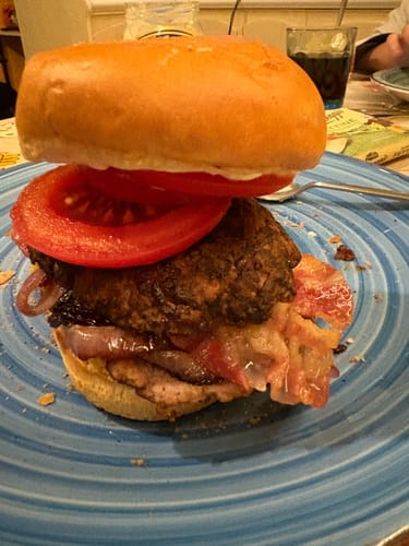 Customer photo review of SMASH BOX con Rub per smash burger e Classic Potato Rolls