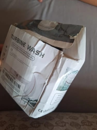 Customer photo review of Portable Remote Control Mini Turbo Washing Machine