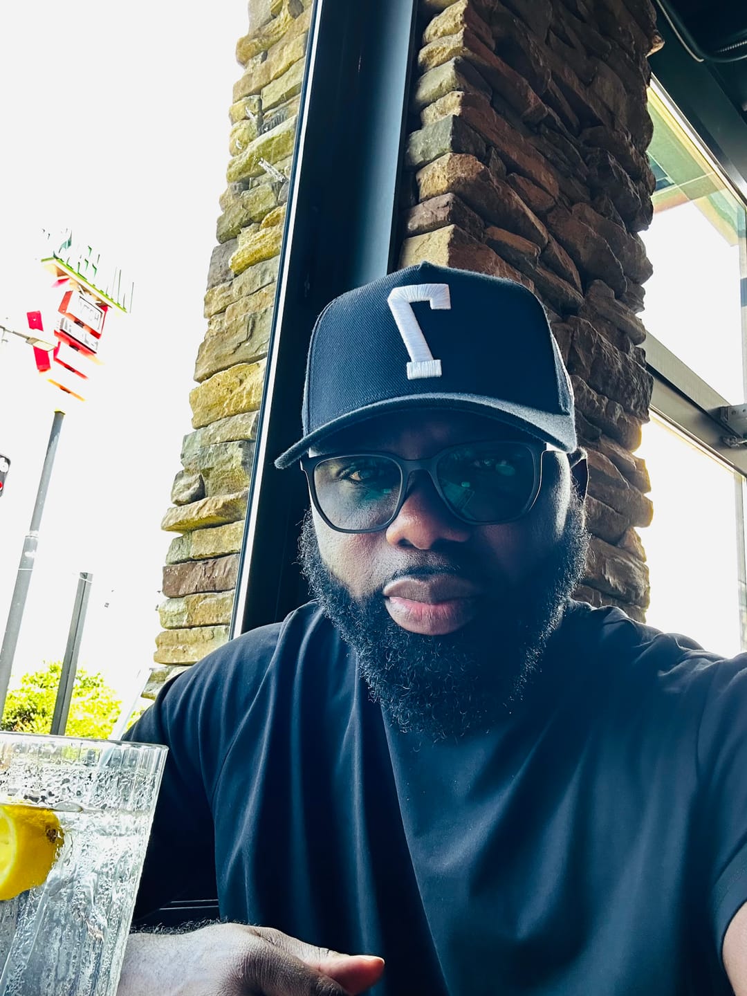 Customer photo review of ‘7’ Premium Wool Blend SnapBack - Black/White