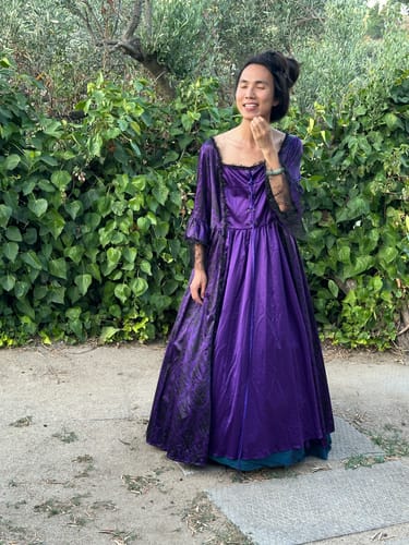 Customer photo review of Jacquard Stand Collar Vintage Shirt