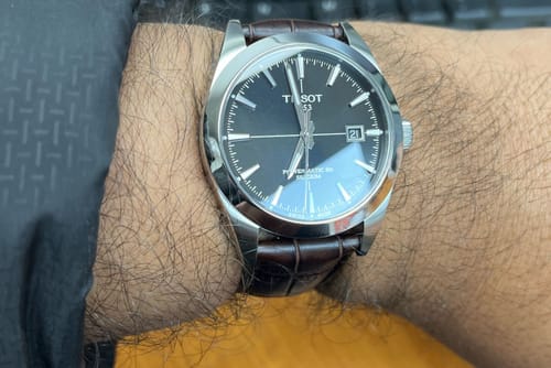 Customer photo review of Reloj Tissot Gentleman T127.407.16.051.01 Powermatic 80 Silicium 40mm Negro
