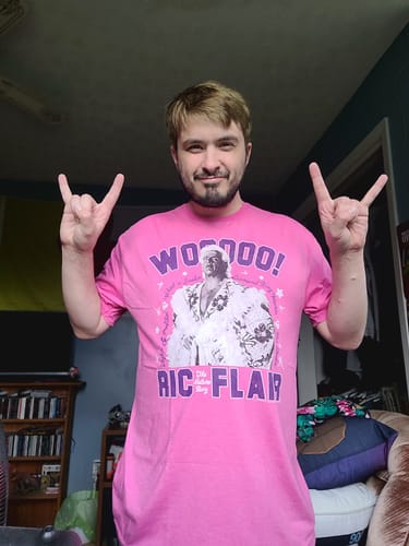 Customer photo review of Stylin' & Profilin' Ric Flair T-Shirt